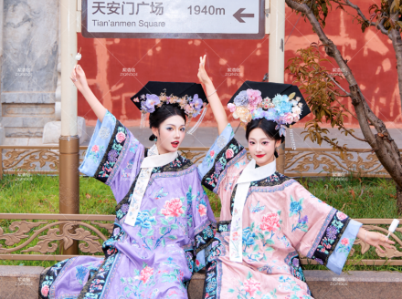【ヘアメイク込み】中国の古代衣装を着て故宮散歩